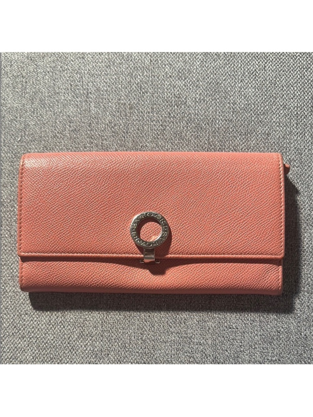 ๐๐ฅ๐๐๐๐ก๐ Pink logo clip Bifold Long Wallet